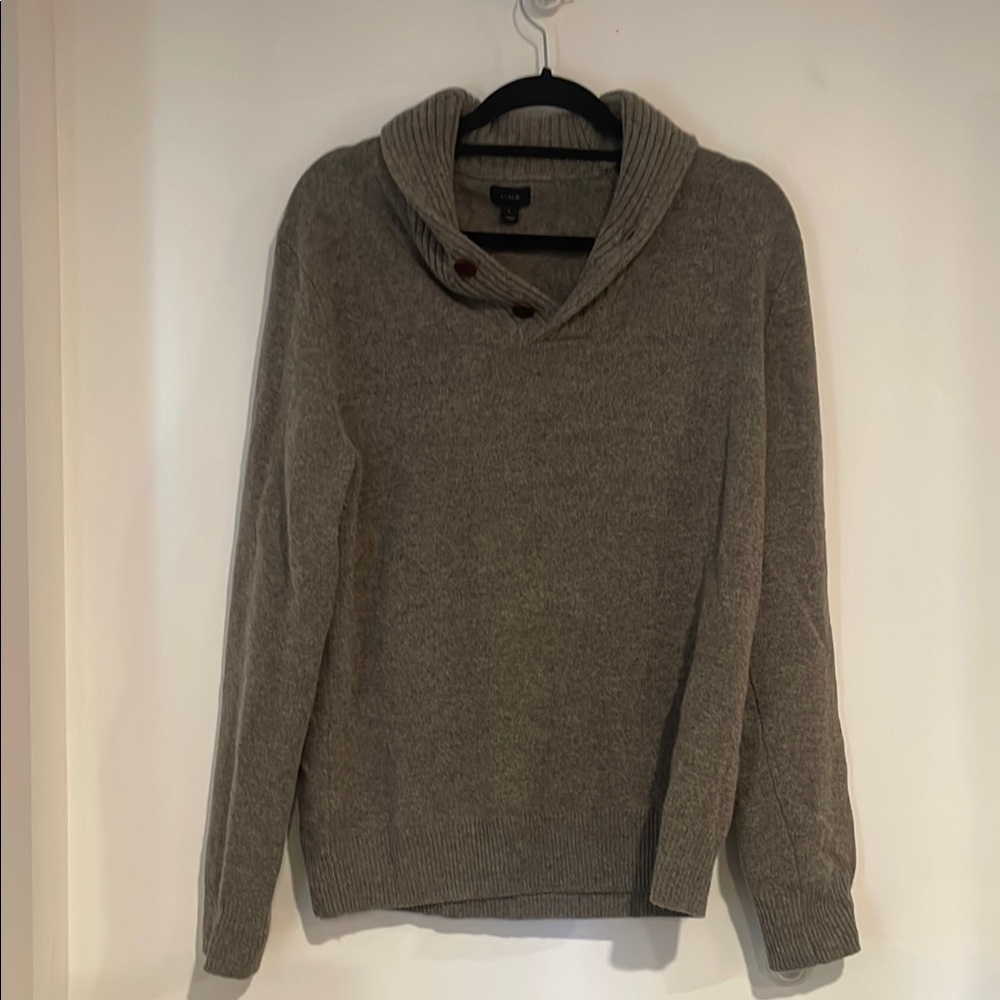 J. Crew Light Gray Knit Pullover